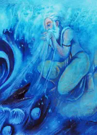 Aquarius – Agastya drinking the Waters of the Ocean